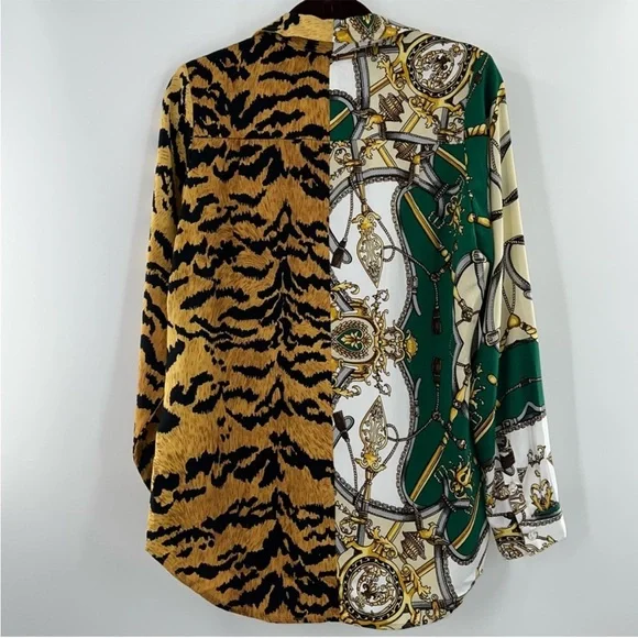 Essentiel Antwerp Trice Button Down Shirt size 6 - Picture 5 of 10